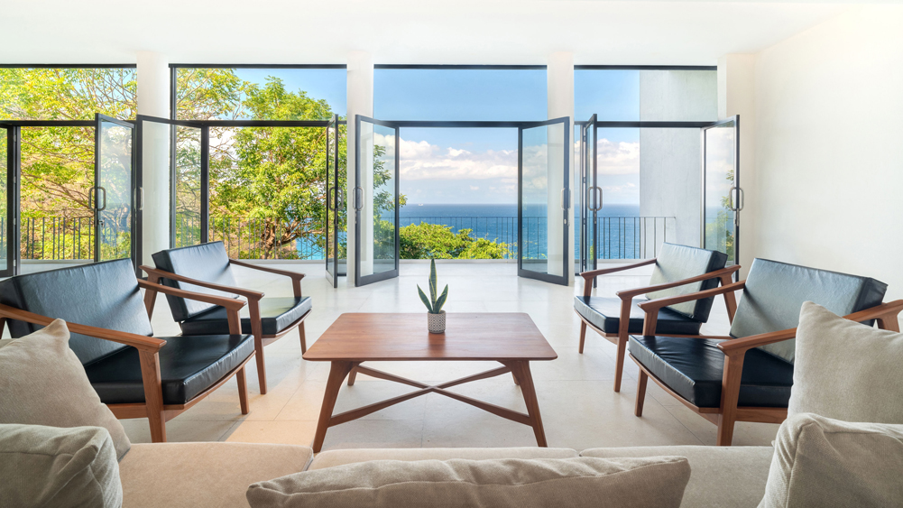 Elite Havens - Villa Kukenan - Lombok Indonesia - Living area overlooking ocean views